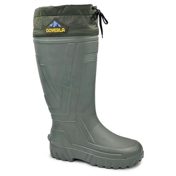 Чоботи якісні утеплені гумові високі. Розмір 42, Гумова рибальське взуття, Чоловічі чоботи | Зображення 1