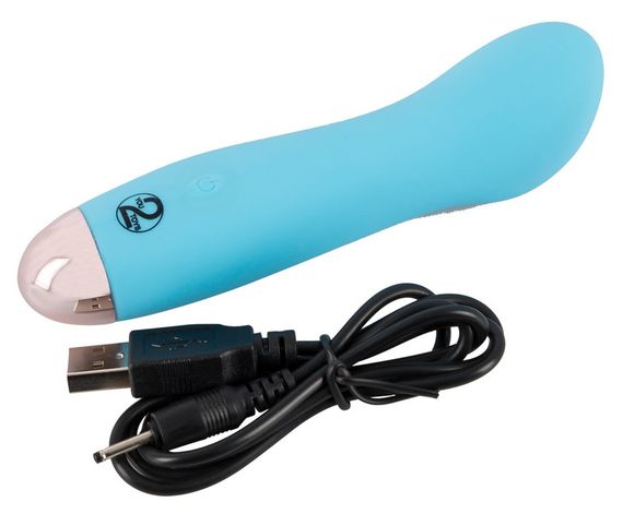 Синій міні вібромасажер Cuties Mini Vibrator із 7 різними вібраційними режимами sexstyle | Зображення 4
