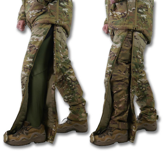 Тактический комлект зимнего костюма (куртка+штаны) LVL 7 Мультикам XL | Зображення 7