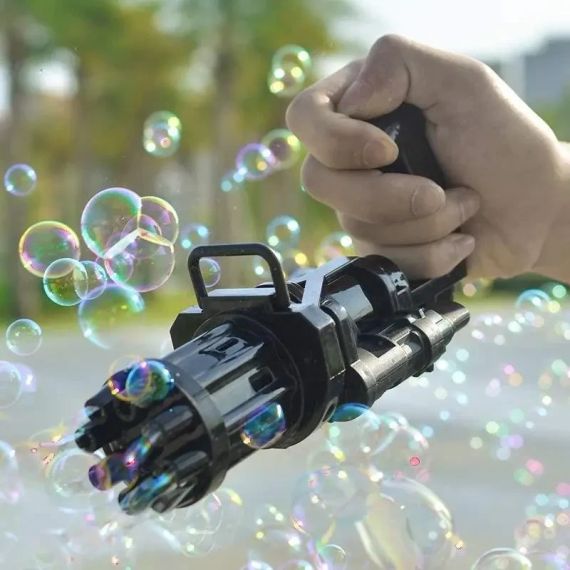 Пулемет автомат для мыльных пузырей BUBBLE GUN BLASTER |Машинка для пузырей |Пистолет с бульбашками |Пузырятор | Зображення 2