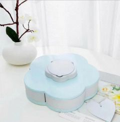 Складна двоярусна цукерка SUNROZ Flower Candy Box, що обертається, для цукерок і фруктів | Зображення 2