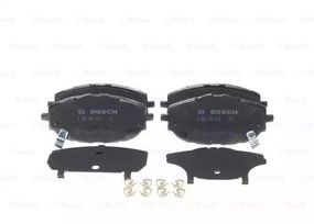 Колодки гальмівні дискові TOYOTA AURIS 1.3-2.0 2012-,COROLLA 1.33-1.8 2013- передн.  BOSCH (0986494676)