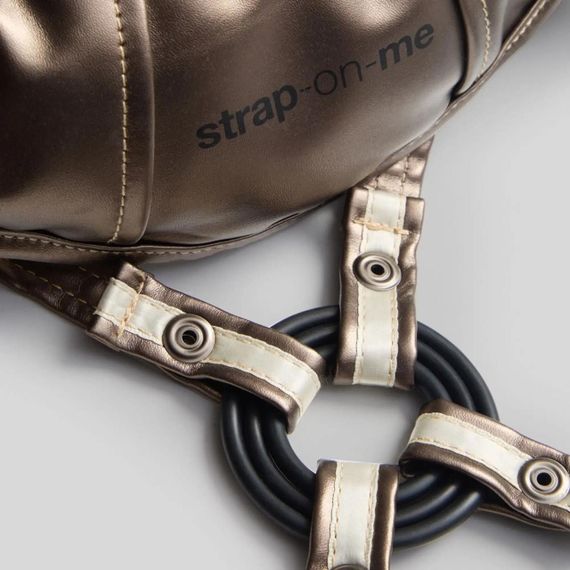 Трусы для страпона Strap-On-Me Leatherette HARNESS DESIROUS - NEW DESIGN Sex Aura | Зображення 5