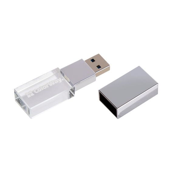 USB флеш накопичувач ColorWay 64GB ColorWay Crystal USB 3.0 (CW-USBCL64) | Зображення 5