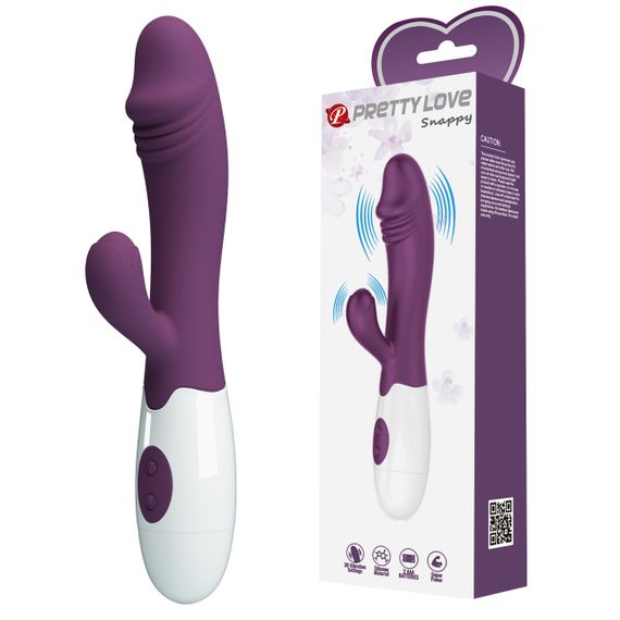 Вібратор - Pretty Love Snappy Vibrator Dark Purple Sex Aura
