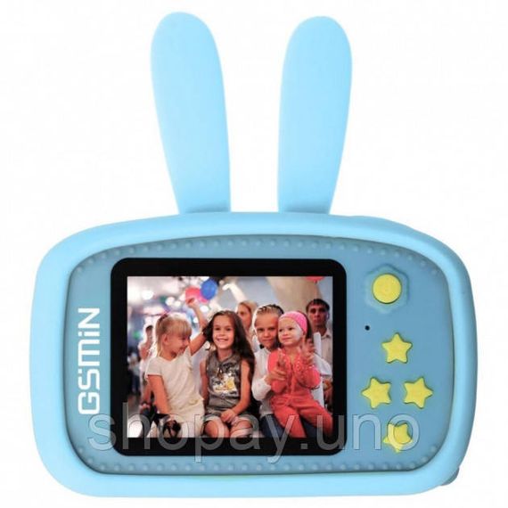 Детский фотоаппарат Зайчик Baby Photo Camera Rabbit ∙ Детская фото видео камера ∙ Таймер ∙ Встроенные режимы с масками и стикерами | Зображення 3