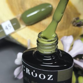 Гель-лак Crooz 45 (відтінок темного хакі) 8мл