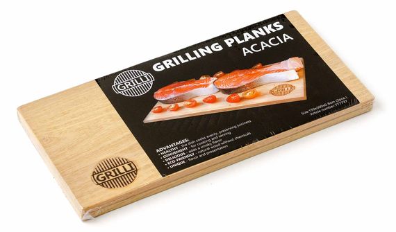 Планки для гриля з акації 30x15x0,8 см 2 шт GRILLI 777737 Код: 007135