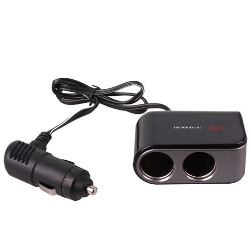 Подовжувач прикурювача VOIN 2 виходи +2USB 2100mA 12/24V SC-2069 | Зображення 3