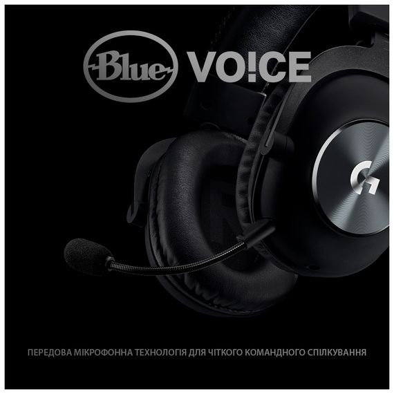 Навушники Logitech G PRO X Gaming Headset BLACK USB (981-000818) | Зображення 7