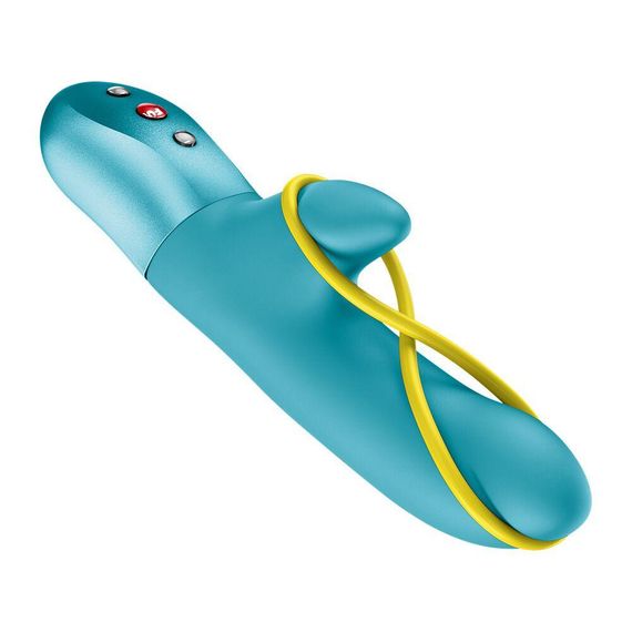 Мини вибратор-кролик со стимулирующей лентой Fun Factory AMORINO Aquamarine, лента съемная Sex Aura | Зображення 2