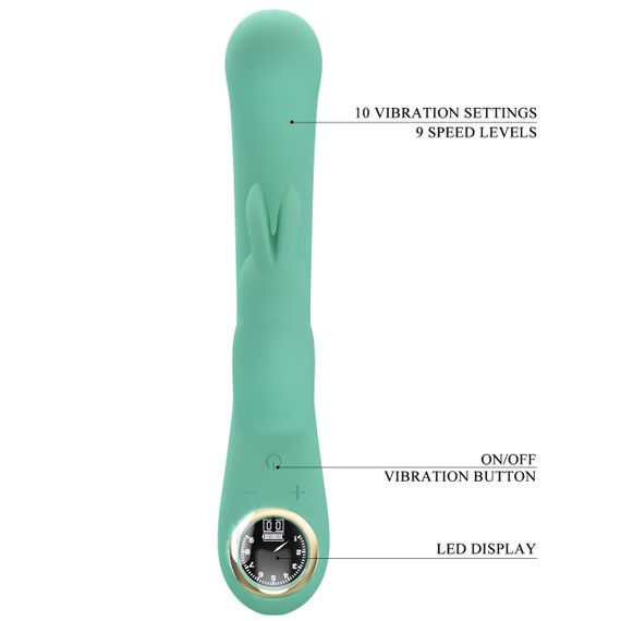 Вибратор - Pretty Love Lamar Vibrator Mint sexstyle | Зображення 7