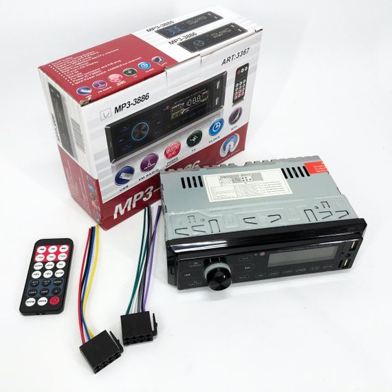 Автомагнітола з сенсорним дисплеєм MP3 3886 ISO 1DIN багатофункціональна, Мультимедіа для автомобіля | Зображення 3