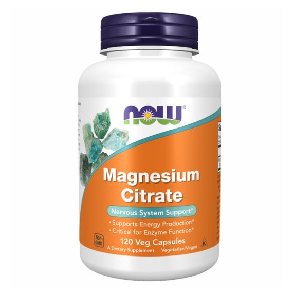 NOW Magnesium Citrate цитрат магния в капсулах №120