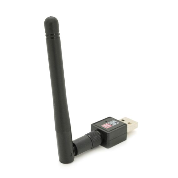 Бездротовий мережевий адаптер з антеною 2DBI Wi-Fi-USB Merlion LV-UW02RK-2DB, 802.11bgn, 150MB, 2.4 GHz, WIN7 | Зображення 2