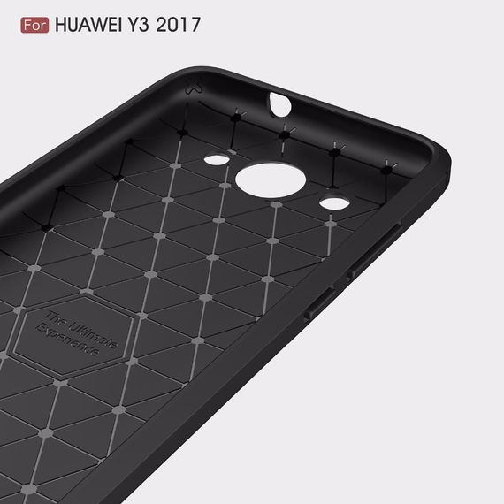 Чехол PRIMO Carbon Fiber Series для Huawei Y3 2017 - Black | Зображення 4