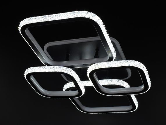 Люстра світлодіодна стельова LED світильник для квартири на стелю лед 26322 Білий 12х41х60 см. | Зображення 3