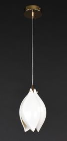 Люстра підвісна на 1 лампочку 27143 Золото 30-180х13х13 см.