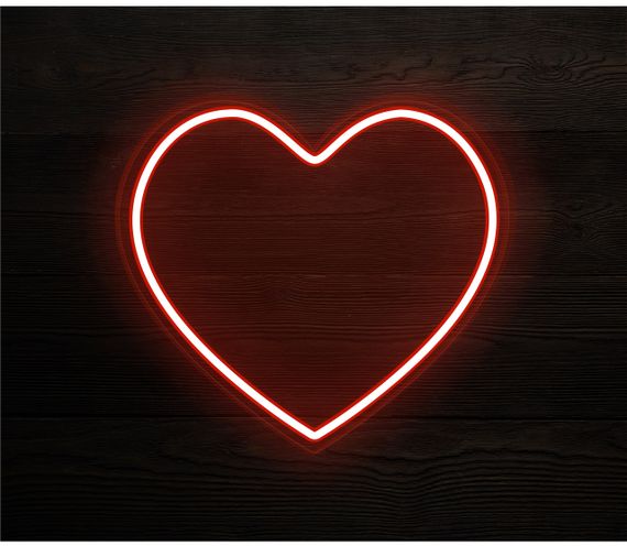 Неоновий світильник Серце 240х220 acr-n000008 | Зображення 1