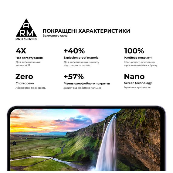 Скло захисне Armorstandart Pro Xiaomi Redmi 15 4G (ARM85415) | Зображення 4