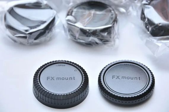 Комплект задньої кришки камери та кришки об’єктива Micro 4/3, захист від пилу та подряпин чорна, заглушка байонета | Зображення 2