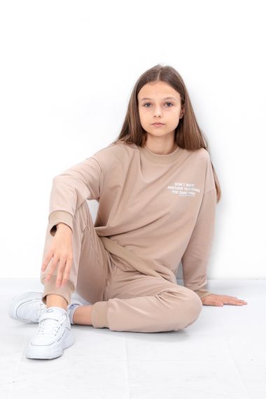 Костюм для дівчинки (підлітковий) Носи своє 170 Бежевий (p-13944-156150) | Зображення 2