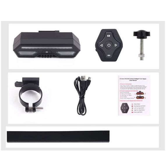 Трекер GPS велосипедний V03B Bike Tacker+Auto Tail Light 2in1 SIM (4GLTE+3GWCDMA+2GGSM) 140/2400mAh Black | Зображення 2