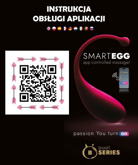 Вібро яйце B-Series Smart Egg, з керуванням через додаток, рожеве | Зображення 1