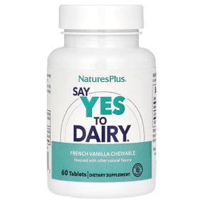 Лактаза Nature's Plus Say Yes to Dairy, Digestive Aid For Dairy Food 60 Chewable Tabs NAP-04440
