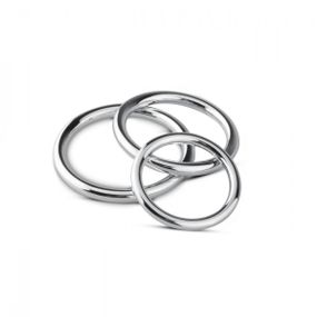 Набор эрекционных колец Sinner Gear Unbendable — Cock/Ball Ring & Glans Ring Set Sex Aura