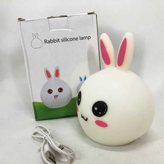 Силіконовий нічник іграшка для дітей, Світлодіодний нічник акумуляторний з usb Красивий дитячий PR-84 | Зображення 3