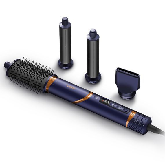 Фен-стайлер VGR 4 в 1 V-474. Колір: синій