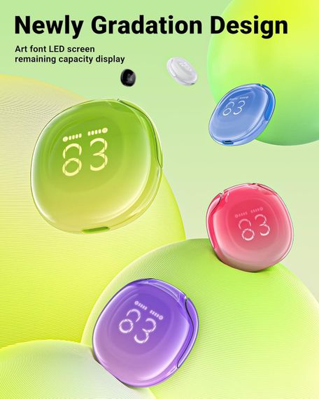 Навушники TWS Acefast T9 avocado green | Зображення 1