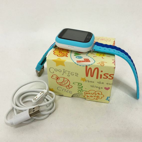 Дитячий розумний годинник з GPS Smart baby watch Q750 Blue, смарт годинник-телефон з сенсорним екраном NE-365 та іграми | Зображення 5