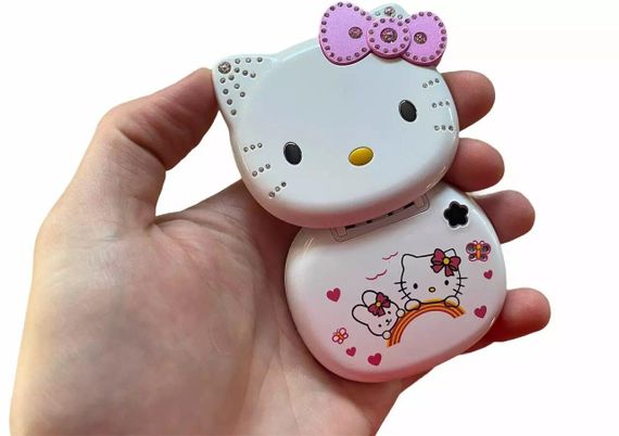 Дитячий мінімобільний Телефон HELLO KITTY (БІЛИЙ) (код: SKU-1501238456) | Зображення 3