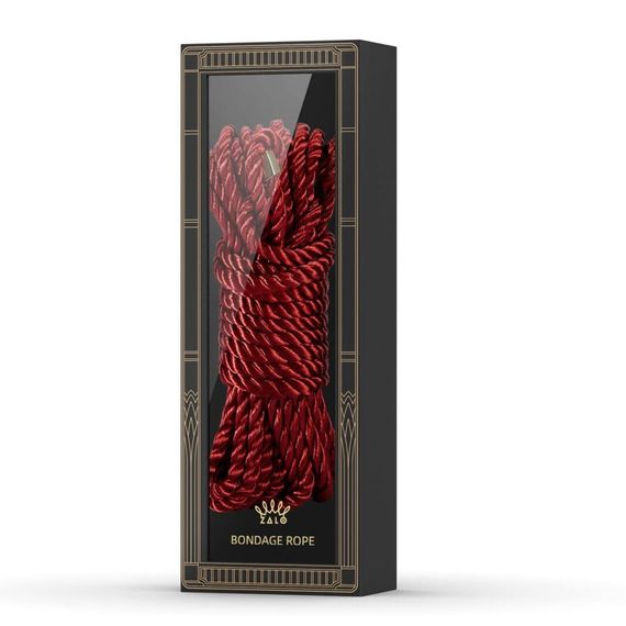 Мотузка для Шибарі Zalo Bondage Rope Червоний 10м | Зображення 1