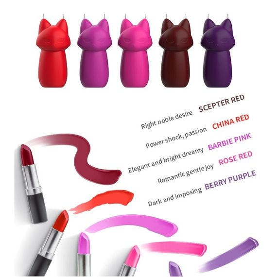 Свеча лисичка низкотемпературная Roomfun Сhina Red с ароматом шоколада, красная Sex Aura | Зображення 6