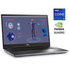 Мобільна робоча станція Dell Precision 7780 / 17,3" (1920x1080) IPS / Intel Core i9-13950HX (24 (32) ядра по 2,2 - 5,5 ГГц) / 128 ГБ DDR5 / 512 ГБ SSD M.2 / nVidia Quadro RTX 5000, 16 ГБ GDDR6, 256-біт / WebCam / Win 11 Pro б/в
