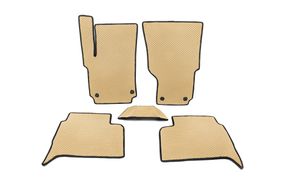 Коврики EVA (Бежевые) для Volkswagen Amarok 2010-2022 гг