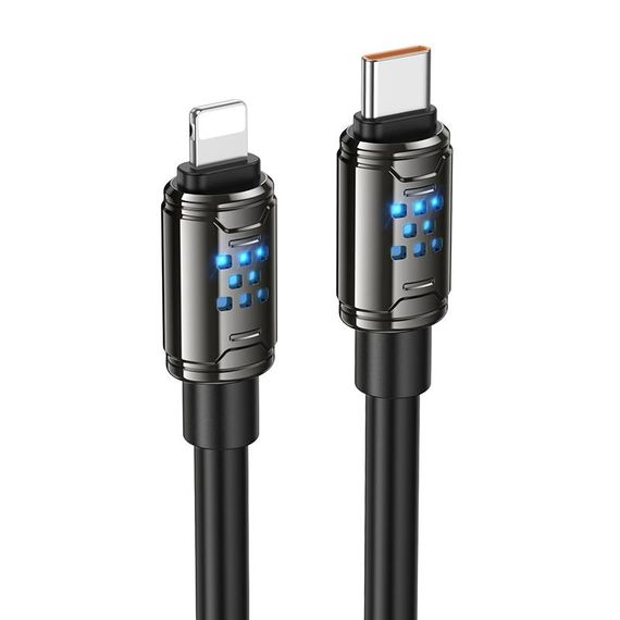Дата кабель Hoco U143 Joy Type-C to Lightning 27W (1.2m) Black
