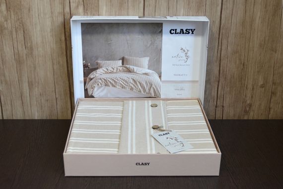 Постільна білизна Clasy Native Series 160х220 см Madras v2 | Зображення 4