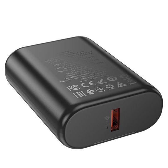 Power Bank Hoco Q3 Pro 10000 mAh, швидка зарядка 22.5W+PD20W, LED-дисплей (47005-Q3 Pro_471) | Зображення 5