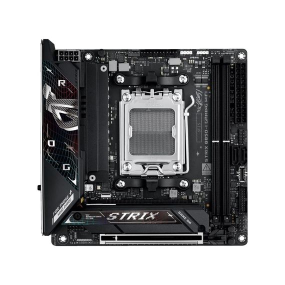 Материнcька плата ASUS ROG STRIX B850-I GAMING WIFI sAM5 B850 2xDDR5 M.2 HDMI USB Type-C WiFi BT mITX 90MB1K30-M0EAY0
