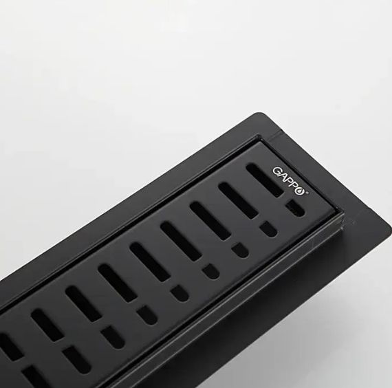 Душовий трап Gappo 70х600 мм, нержавіюча сталь, чорний G86007-36 | Зображення 3