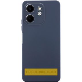 Чохол TPU GETMAN Liquid Silk Full Camera для Motorola Moto G06 Синій / Midnight Blue