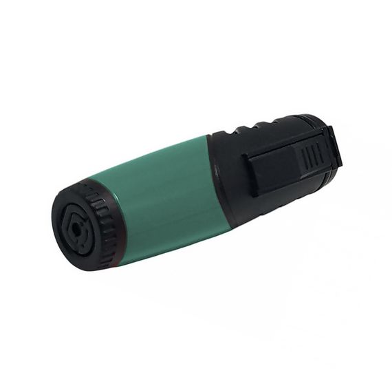 Турбо Запальничка На 3 Сопла "Turbo Lighter Green" | Зображення 1