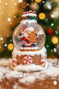 Новорічний світильник-декор LED "Шар на санях" HC-Q067