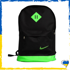 Рюкзак Nike. Дно экокожа. Рюкзак Найк черный. Унисекс рюкзак, вместительный