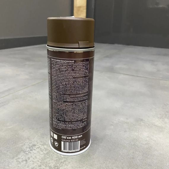 Фарба маскувальна Recoil коричневий койот 400 мл Фарба для зброї Фарба збройова | Зображення 1