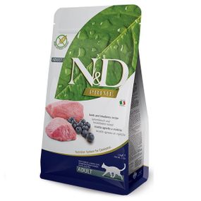 Сухий корм з ягнятиною для котів Farmina N&D Prime Lamb & Blueberry Adult, 1.5 кг